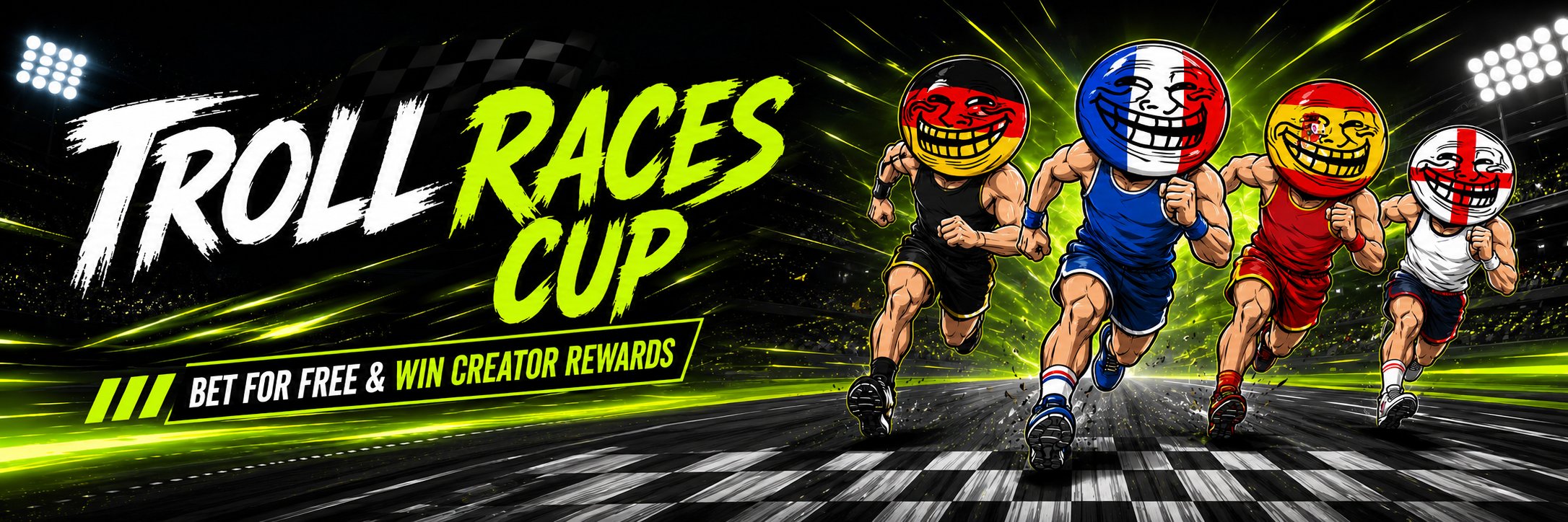 Troll Races Cup banner
